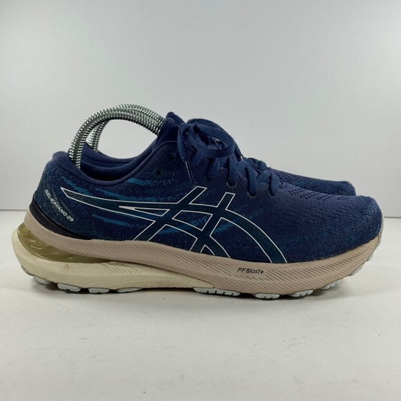 Asics Shoes - Asics Gel-Kayano 29 Navy Blue Sage Running Shoes 1012B272 Womens 8.5‎
